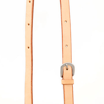 Bar H Equine Horse Genuine Leather Tie Downs Snap Ends Tan